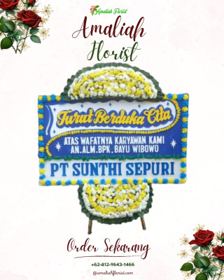 Papan Bunga Duka di Leitimur Selatan